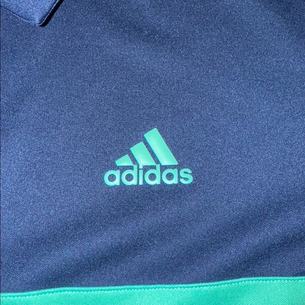 Men’s Adidas Golf Colorblock Polo Navy Medium